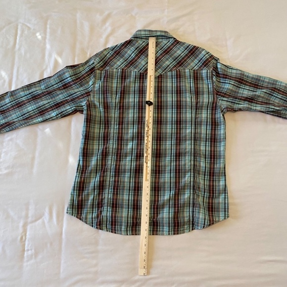 True Religion Brand‎ Pearl Snap Button Plaid Western Shirt (3XL) - Picture 10 of 10